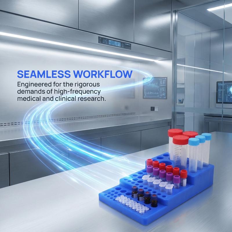 Centrifuge Tube Rack - ชั้นวางหลอดขนาด 0.2–50 มล. สำหรับหลอดเซ็นทริฟิวจ์ ที่วางอเนกประสงค์สำหรับจัดเก็บตัวอย่างในห้องปฏิบัติการ โรงพยาบาล