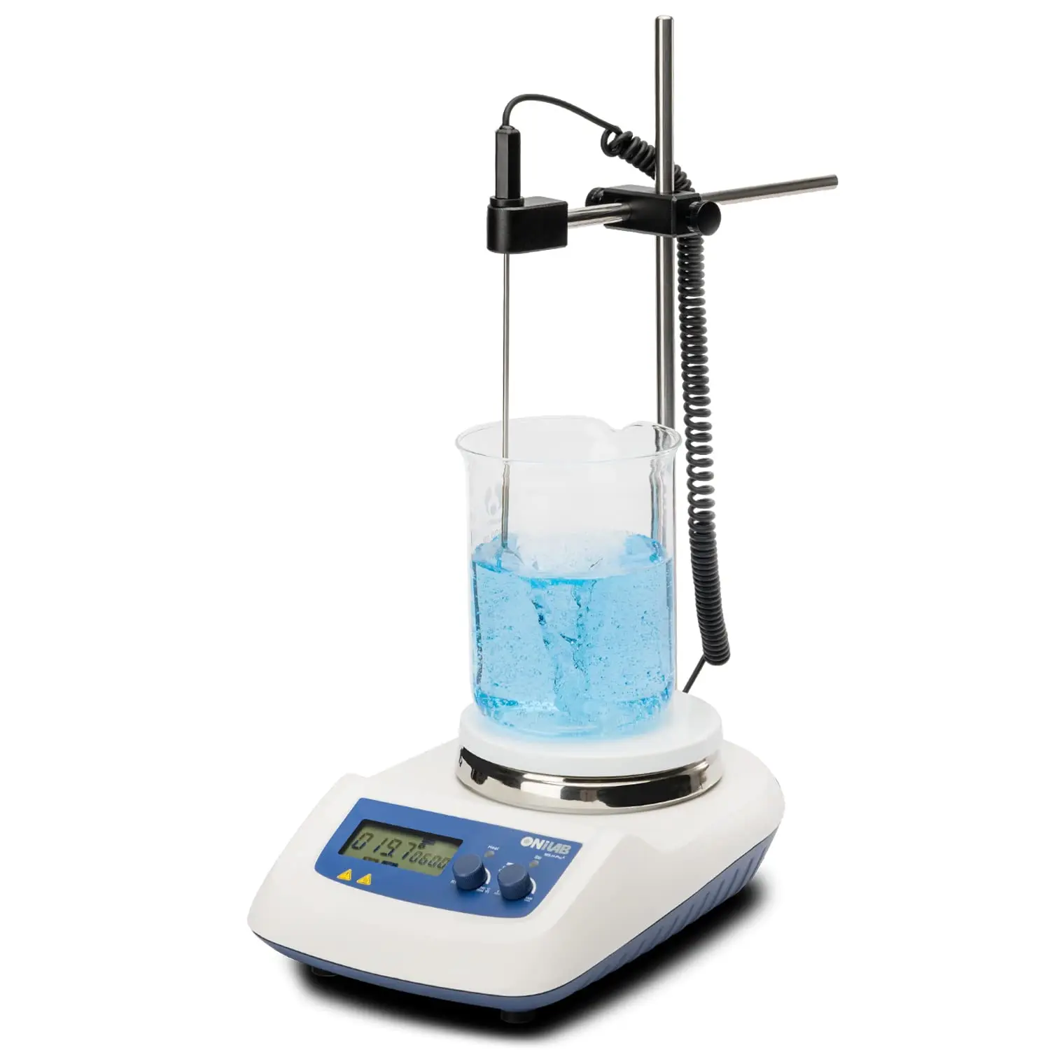 Magnetic Stirrer Hotplate - ONiLAB 340C เครื่องกวนสารแบบแม่เหล็กพร้อมแผ่นอลูมิเนียม，ฟังก์ชั่นให้ความร้อนอย่างรวดเร็วและให้ความร้อนอย่างมั่นคง