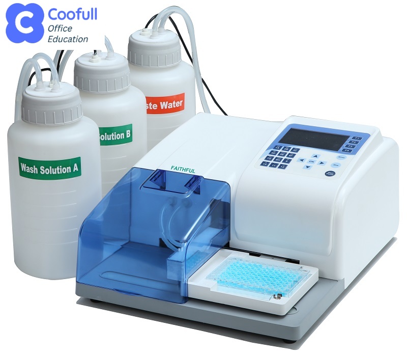 Medical Lab For Sale - COOFULL เครื่องล้างไมโครเพลท Elisa สำหรับห้องปฏิบัติการทางการแพทย์ ขายดี