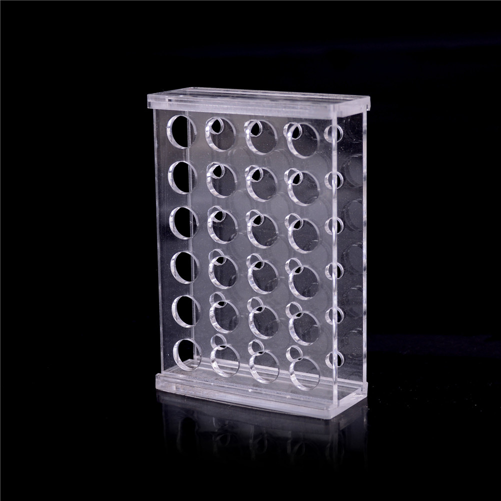 Centrifuge Tube Rack - 24หลุมหลอดทดสอบพลาสติก1.5Ml Centrifuge หลอดทดสอบหลอดทดสอบผู้ถือ11มม.Dia โรงเรียน Lab อุปกรณ์