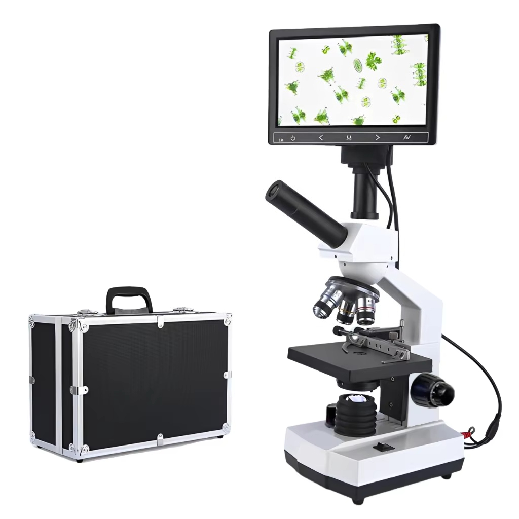 Medical Lab Usa - กล้องจุลทรรศน์ดิจิตอลแบบสองตาชนิด HD ขายดีที่สุด กำลังขยาย 400 เท่า