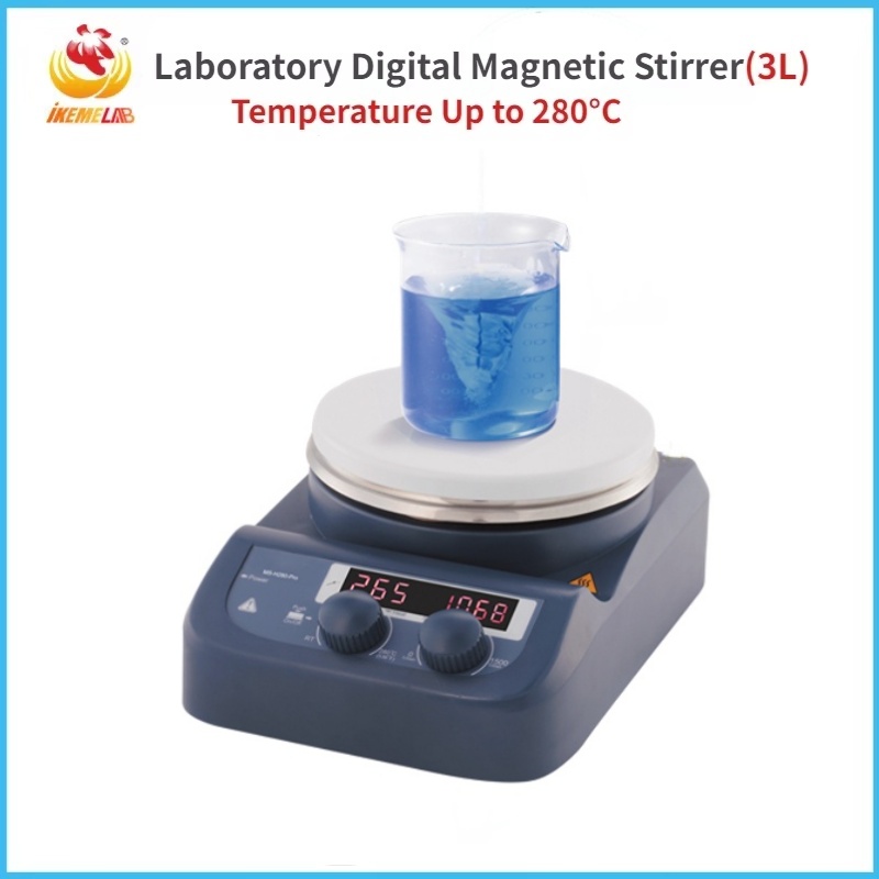 Magnetic Stirrer Hotplate - เครื่องกวนสารแม่เหล็ก WEIAI 1500 รอบต่อนาที พร้อมแท่งกวน แม่เหล็กผสมสาร