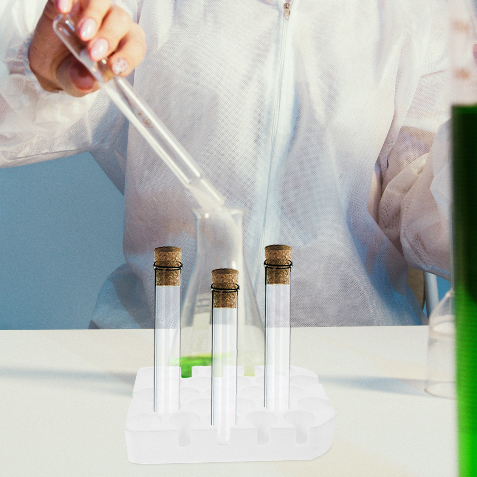 ชั้นวางหลอดทดลองอเนกประสงค์ ชั - Centrifuge Tube Rack บทวิจารณ์และราคา