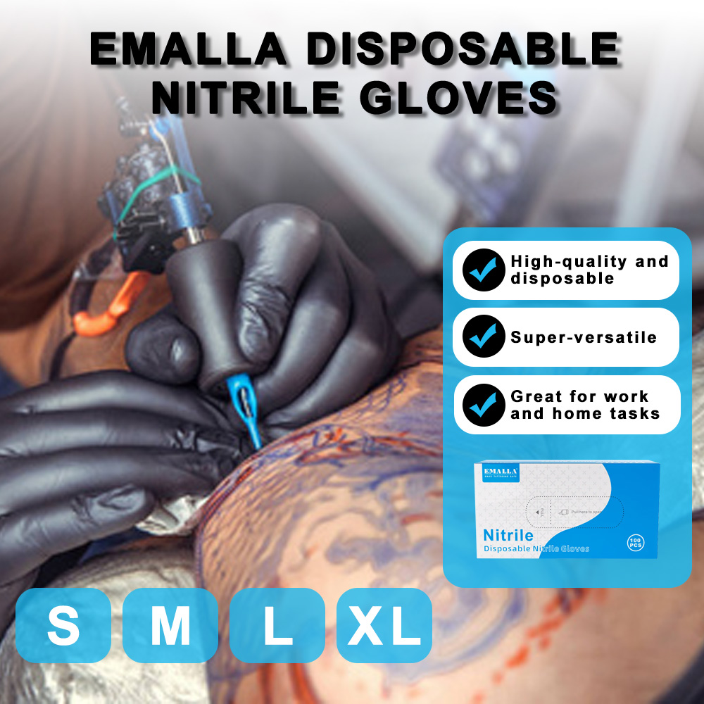 ถุงมือไนไตรล์แบบใช้แล้วทิ้ง 10 - Disposable Gloves Nitrile บทวิจารณ์และราคา