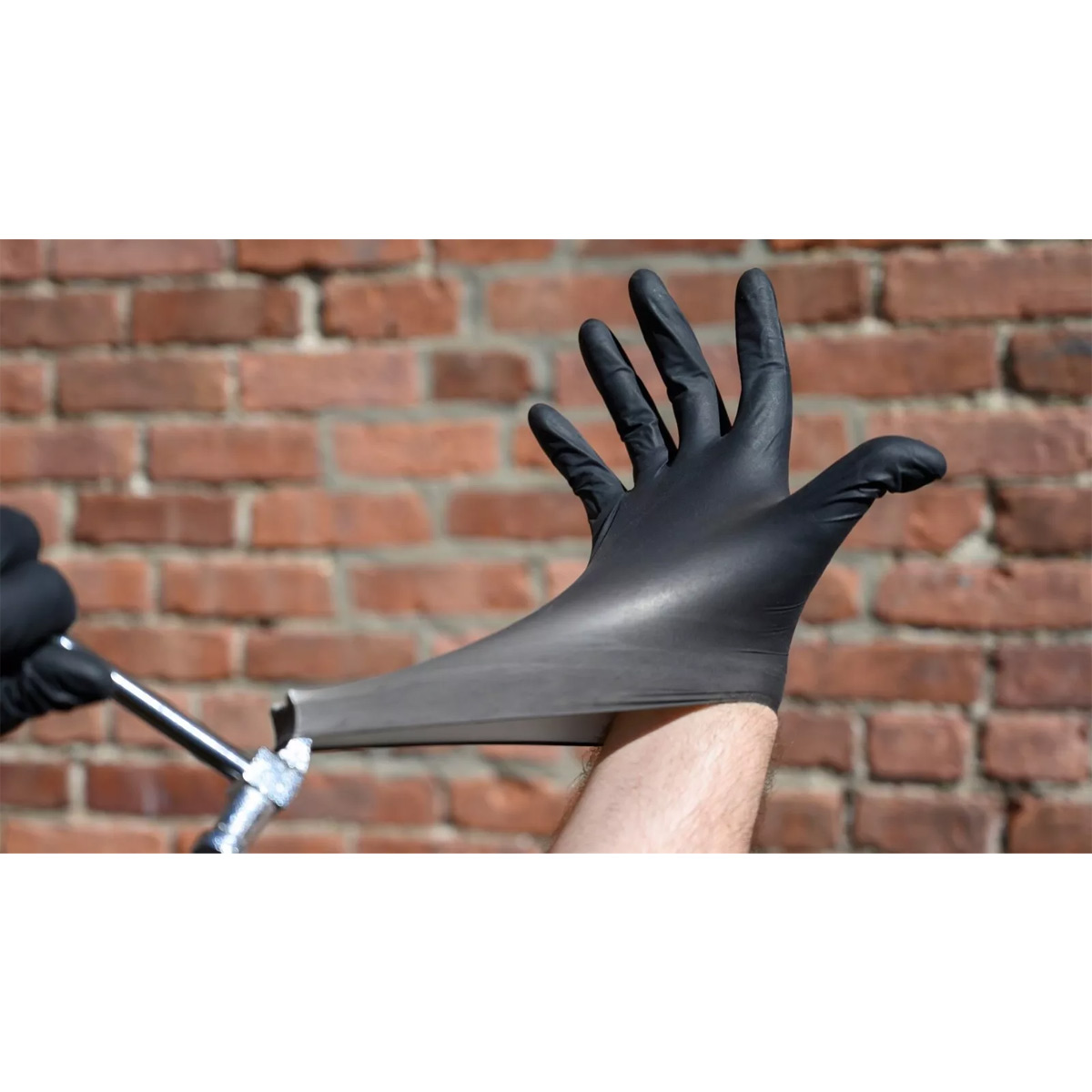 10/20/50/100PCS ถุงมือทิ้งสีดํ - Disposable Gloves Nitrile บทวิจารณ์และราคา