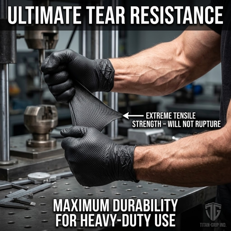 ถุงมือไนไตรล์อุตสาหกรรมสีดำแบบ - Disposable Gloves Nitrile บทวิจารณ์และราคา