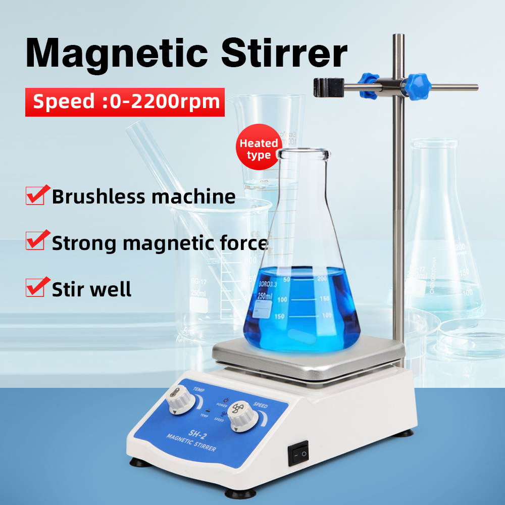 SH-2 เครื่องทําความร้อน Magnet - Magnetic Stirrer Hotplate บทวิจารณ์และราคา