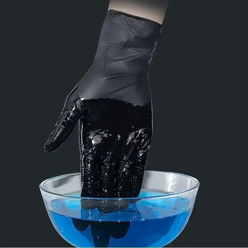 ถุงมือสีดำแบบใช้แล้วทิ้ง สำหรั - Disposable Gloves Nitrile บทวิจารณ์และราคา