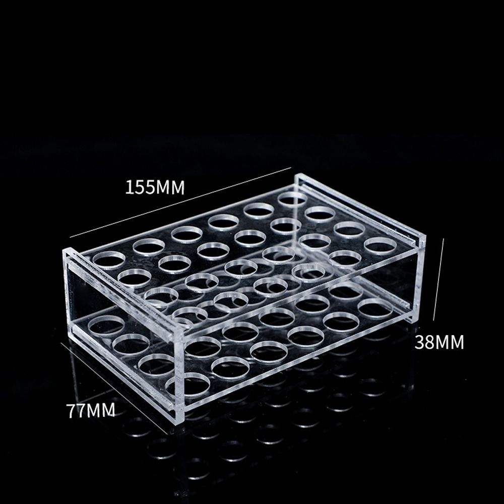 ชั้นวางหลอดทดลองอะคริลิกใส ทนท - Centrifuge Tube Rack บทวิจารณ์และราคา