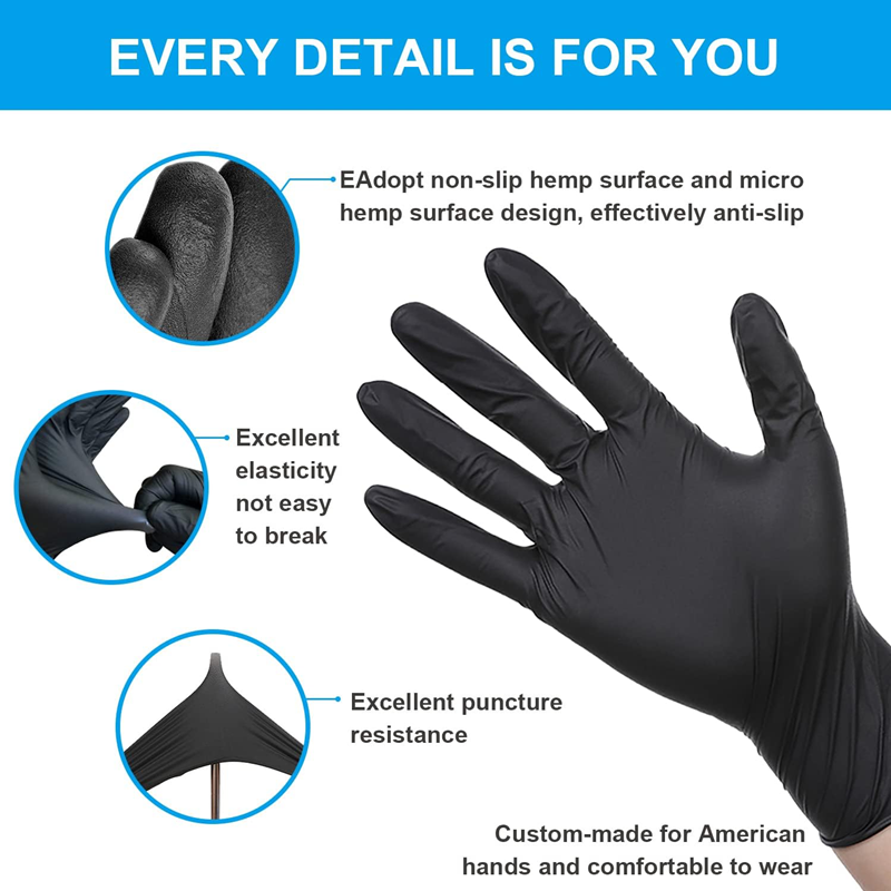 20/50/100PCS ถุงมือไนไตรล์แบบใ - Disposable Gloves Nitrile บทวิจารณ์และราคา