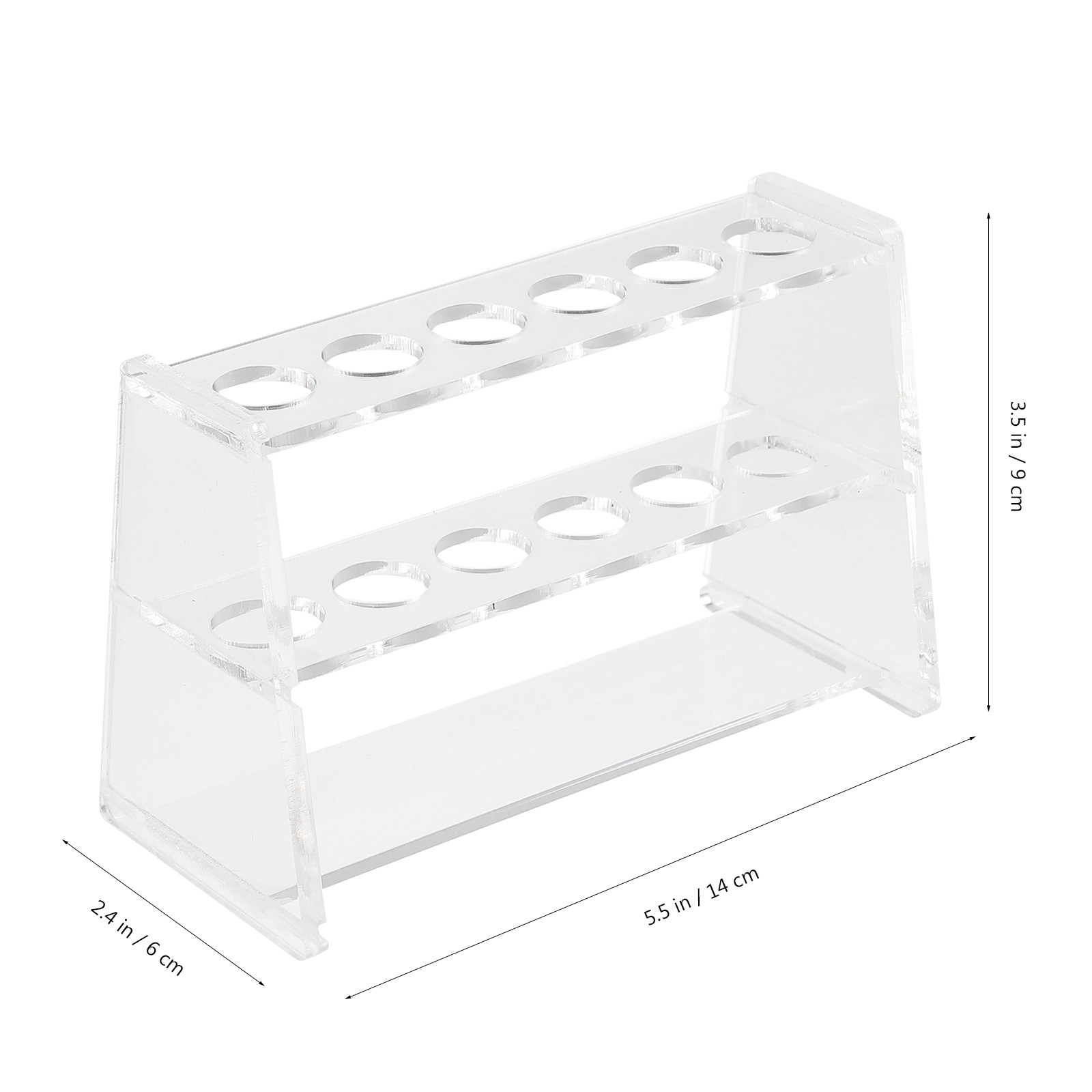 ชั้นวางหลอดทดลองอะคริลิก 12 ช่ - Centrifuge Tube Rack บทวิจารณ์และราคา