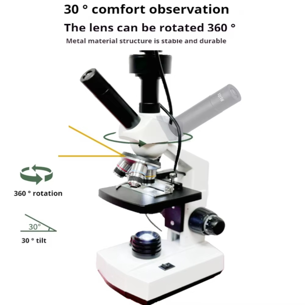 กล้องจุลทรรศน์ดิจิตอลแบบสองตาช - Medical Lab Usa บทวิจารณ์และราคา
