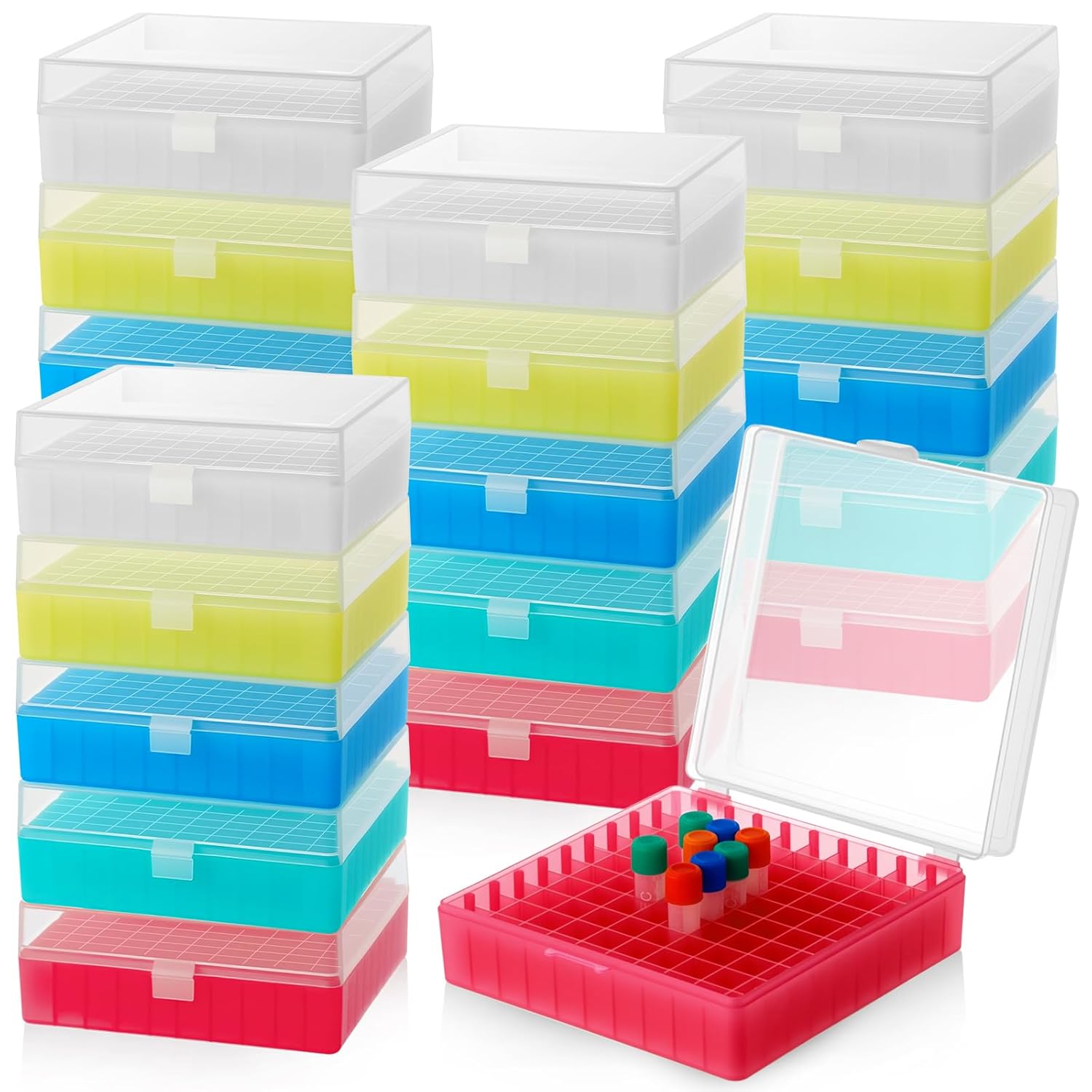กล่องเก็บหลอดเซ็นทริฟิวจ์แบบแช - Centrifuge Tube Rack บทวิจารณ์และราคา