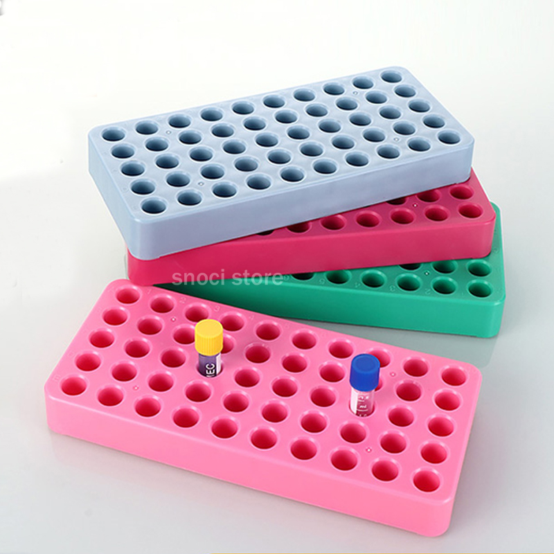 ชั้นวางหลอดทดลองพลาสติก 50 หลุ - Centrifuge Tube Rack บทวิจารณ์และราคา