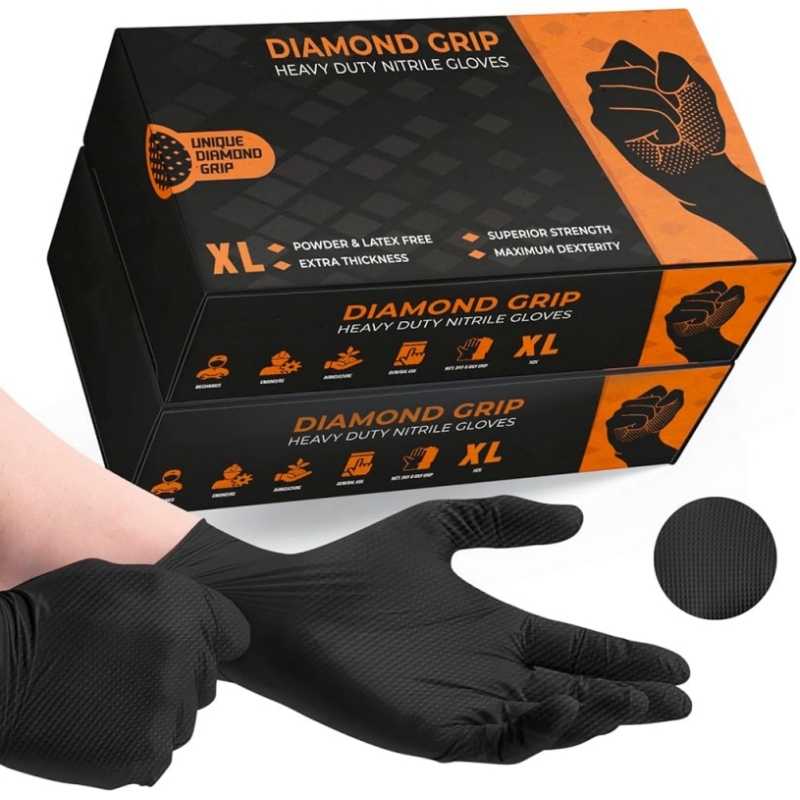 ถุงมือไนไตรล์แบบใช้แล้วทิ้งสํา - Disposable Gloves Nitrile บทวิจารณ์และราคา