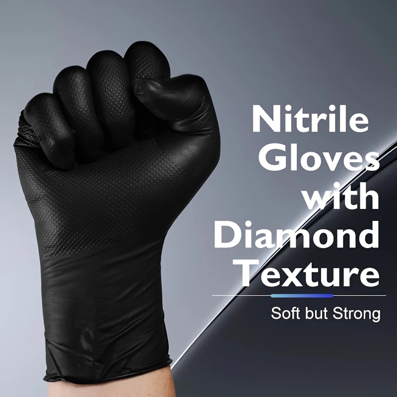 ถุงมือไนไตรล์แบบใช้แล้วทิ้งสํา - Disposable Gloves Nitrile บทวิจารณ์และราคา