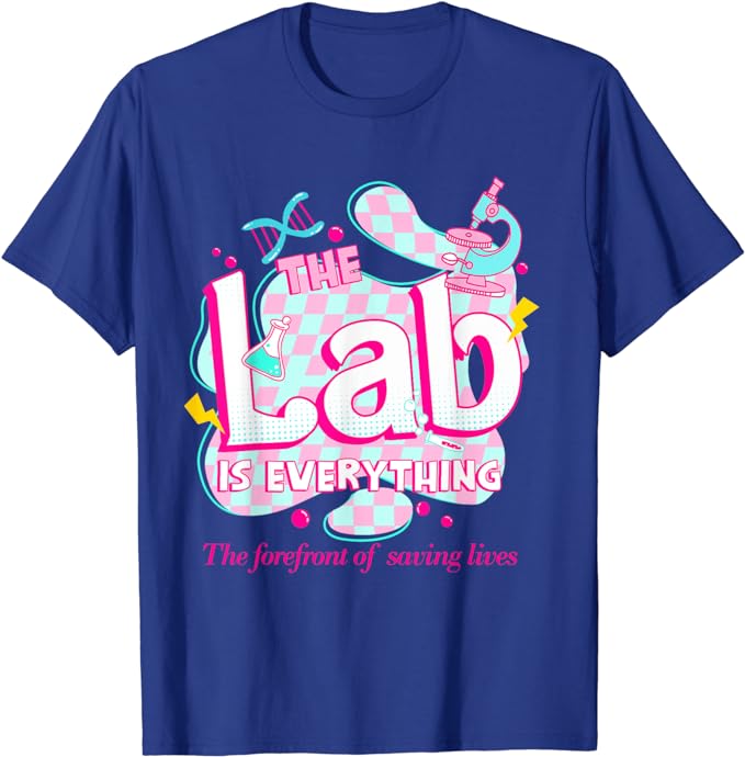เสื้อยืดลายกราฟิกสำหรับทีมเทคน - Medical Laboratory Scientist บทวิจารณ์และราคา